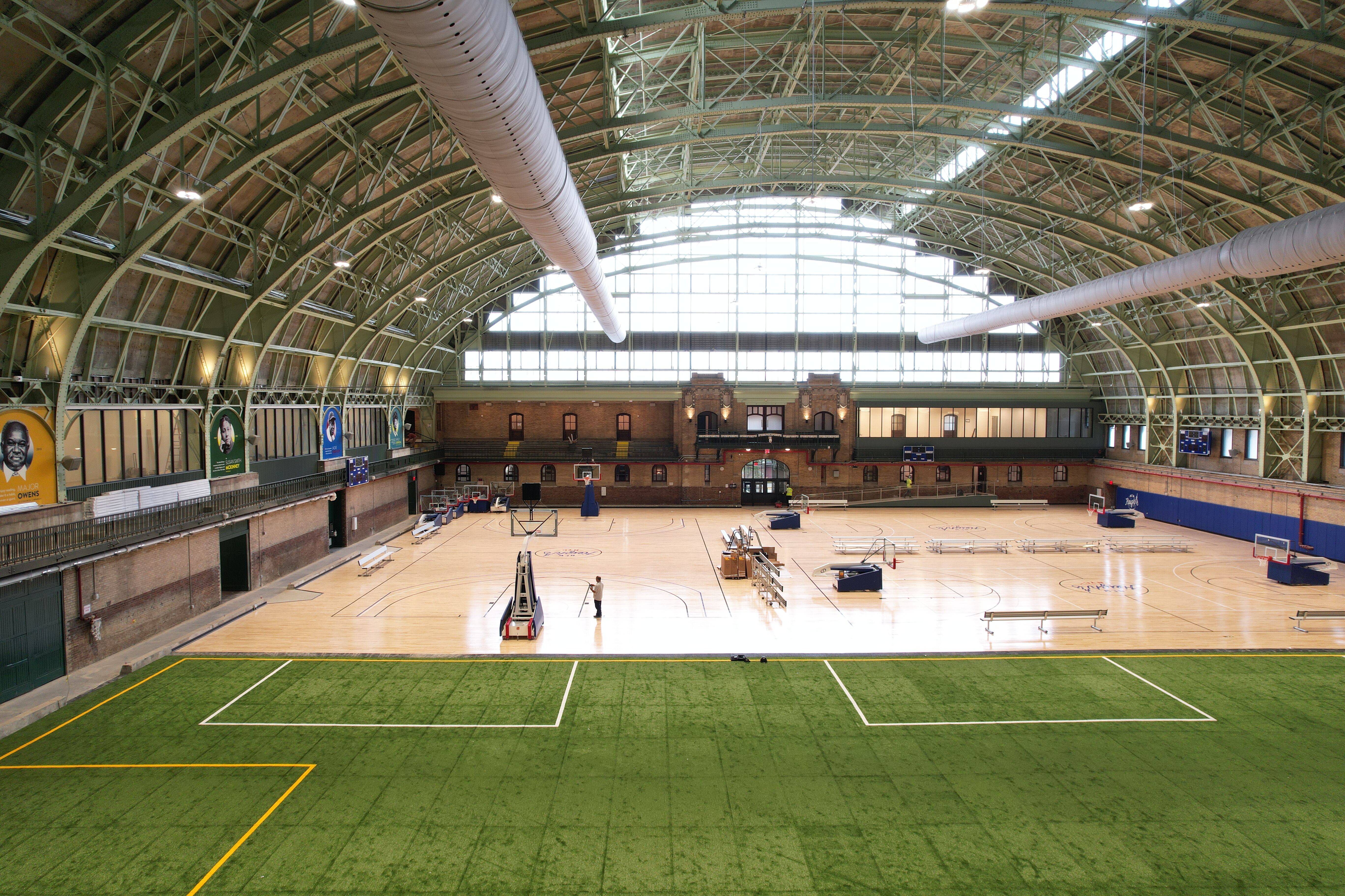 Major R. Owens Health and Wellness Community Center, brand, 45,000 square feet, one community center in Brooklyn. We came in