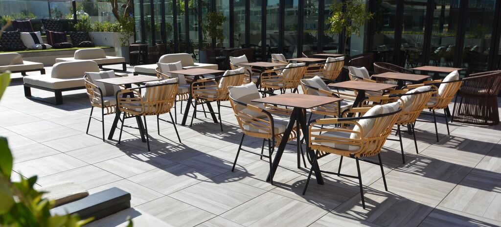 Mayfair-Hotel Pool-Deck 16, Mayfair Hotel | Los Angeles, CA featuring products from Tile Tech Pavers | Mayfair-Hotel