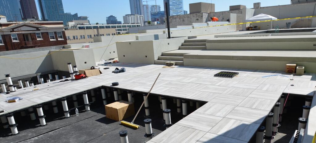 Mayfair-Hotel Pool-Deck 20, Mayfair Hotel | Los Angeles, CA featuring products from Tile Tech Pavers | Mayfair-Hotel
