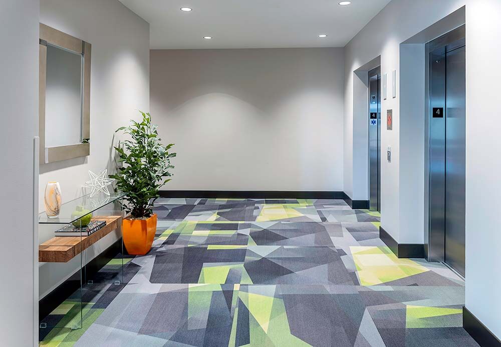 Milliken 121 Larchmere Apartment Complex Interior Elevator Lobby Milliken