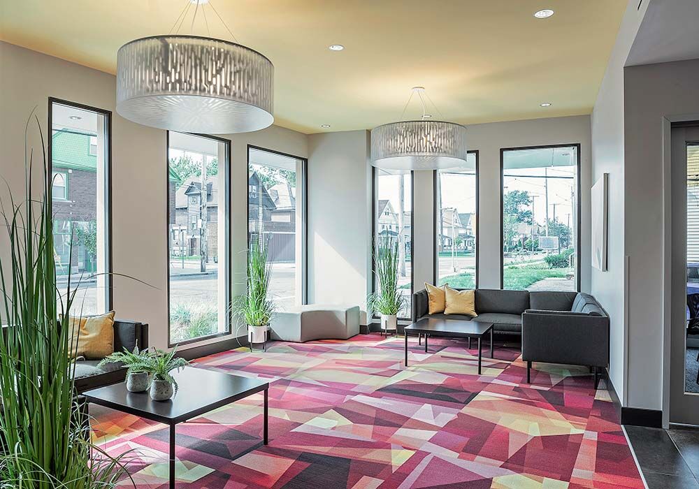 Milliken 121 Larchmere Apartment Complex Interior Lounge Milliken