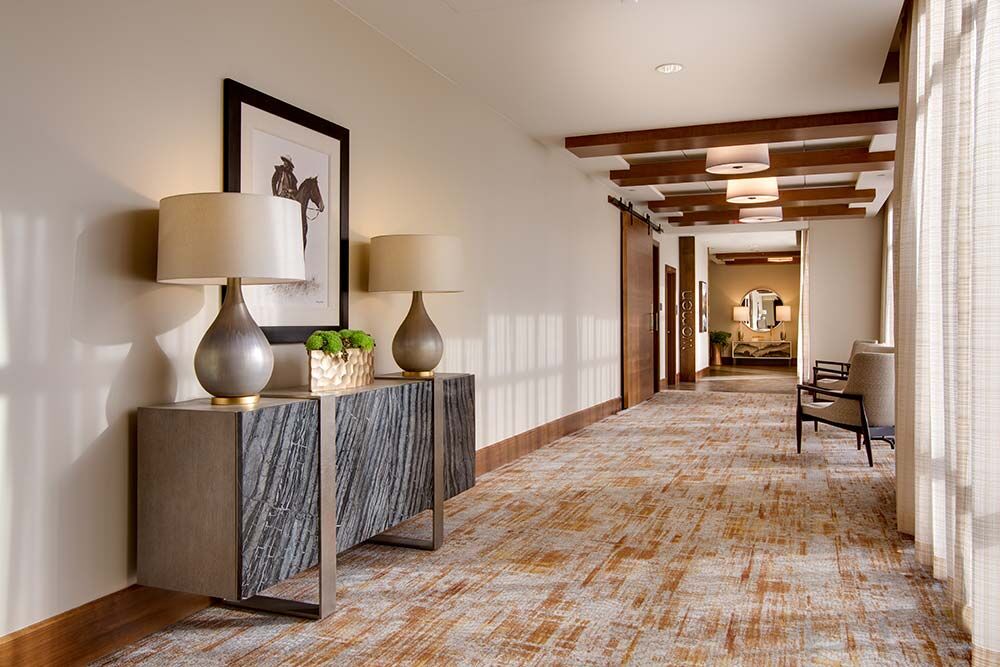 Hallway Ridge Milliken The Ridge at Pinehurst Community Interior Hallway | Milliken