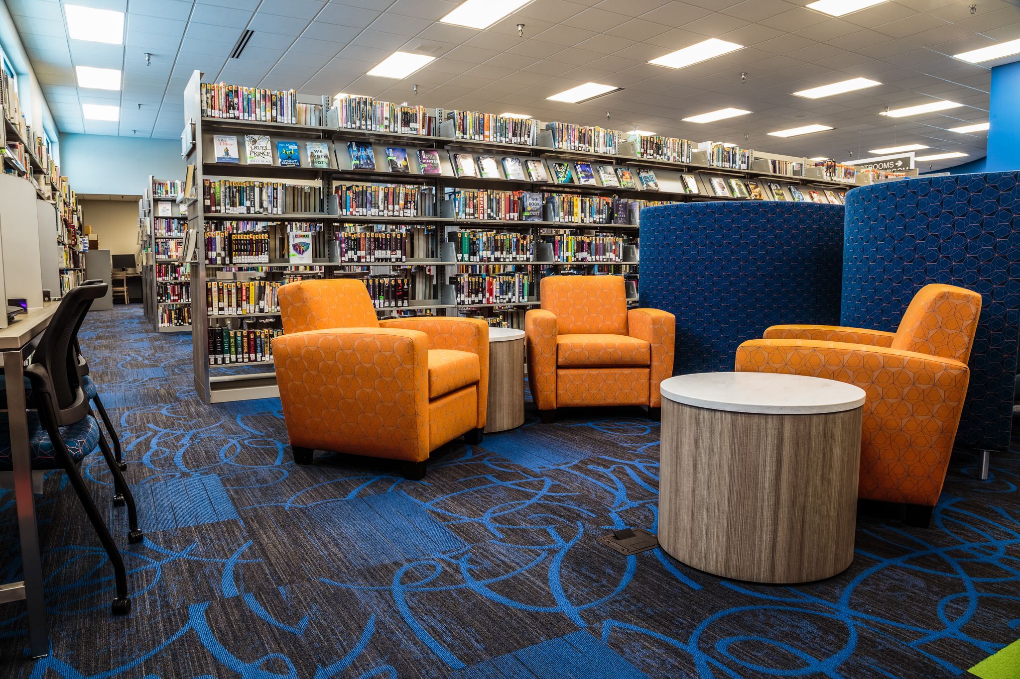 Mohawk Group Le Mars Public Library Interior Flooring Seating Mohawk