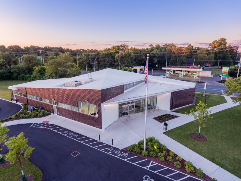 Moody nolan Shepard branch library modern exterior design 2 Moody Nolan