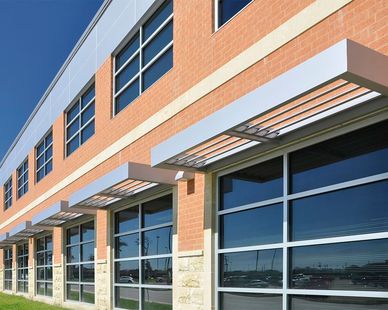 Multiple sunshade, From strength requirements to color selection, AVAdek conforms to construction industry standards. Heliarc