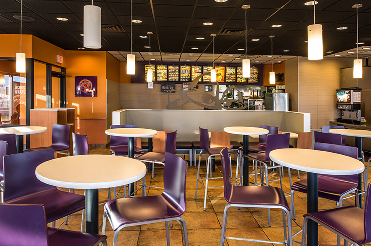Nor-Son Commercial Construction Taco bell interior layout