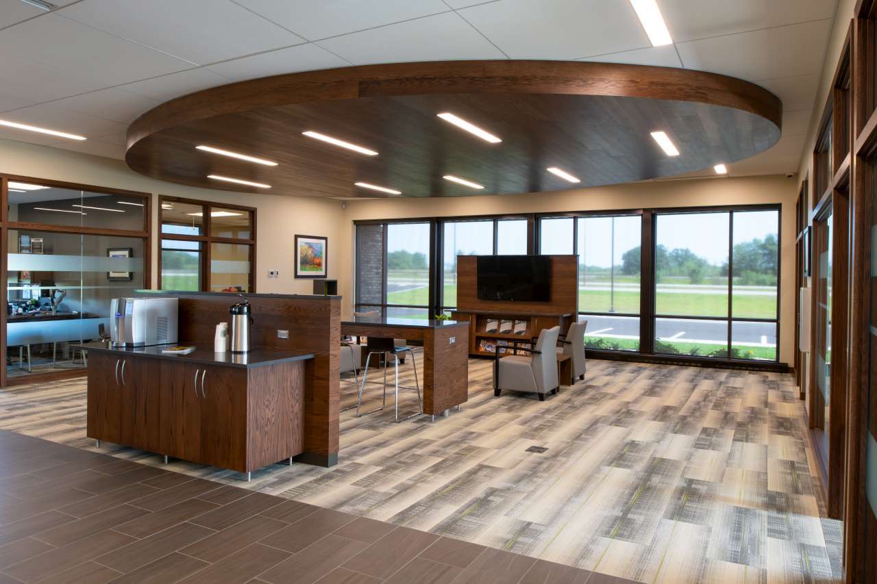 Norson commercial construction Mid MN Federal Credit Union modern