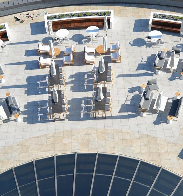 One-Culver-Terrace-Deck 03, ONE Culver, located in Culver City, CA., is one of Culver Citys’ superior commercial