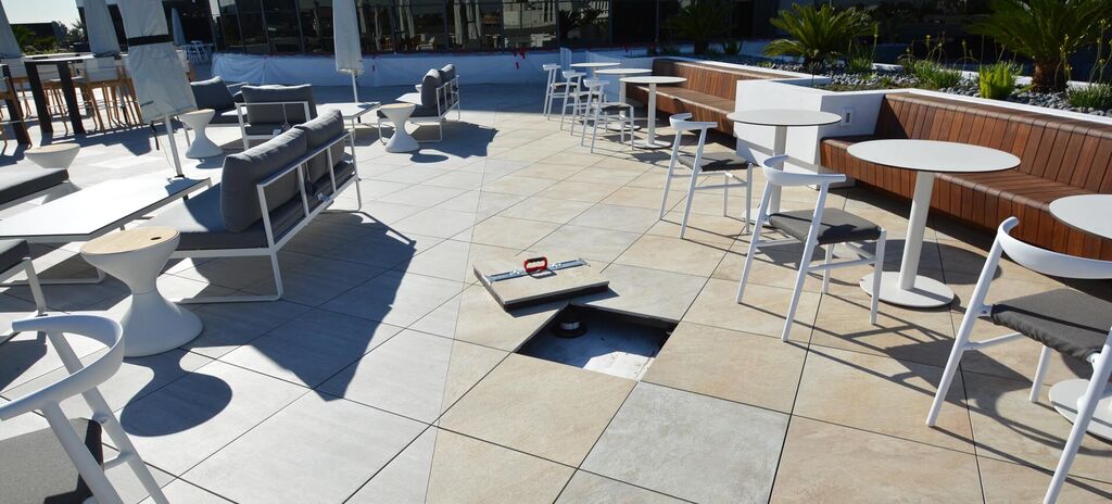 One-Culver-Terrace-Deck 6064, ONE Culver | Culver City, CA featuring products from Tile Tech Pavers | One-Culver-Terrace-Deck