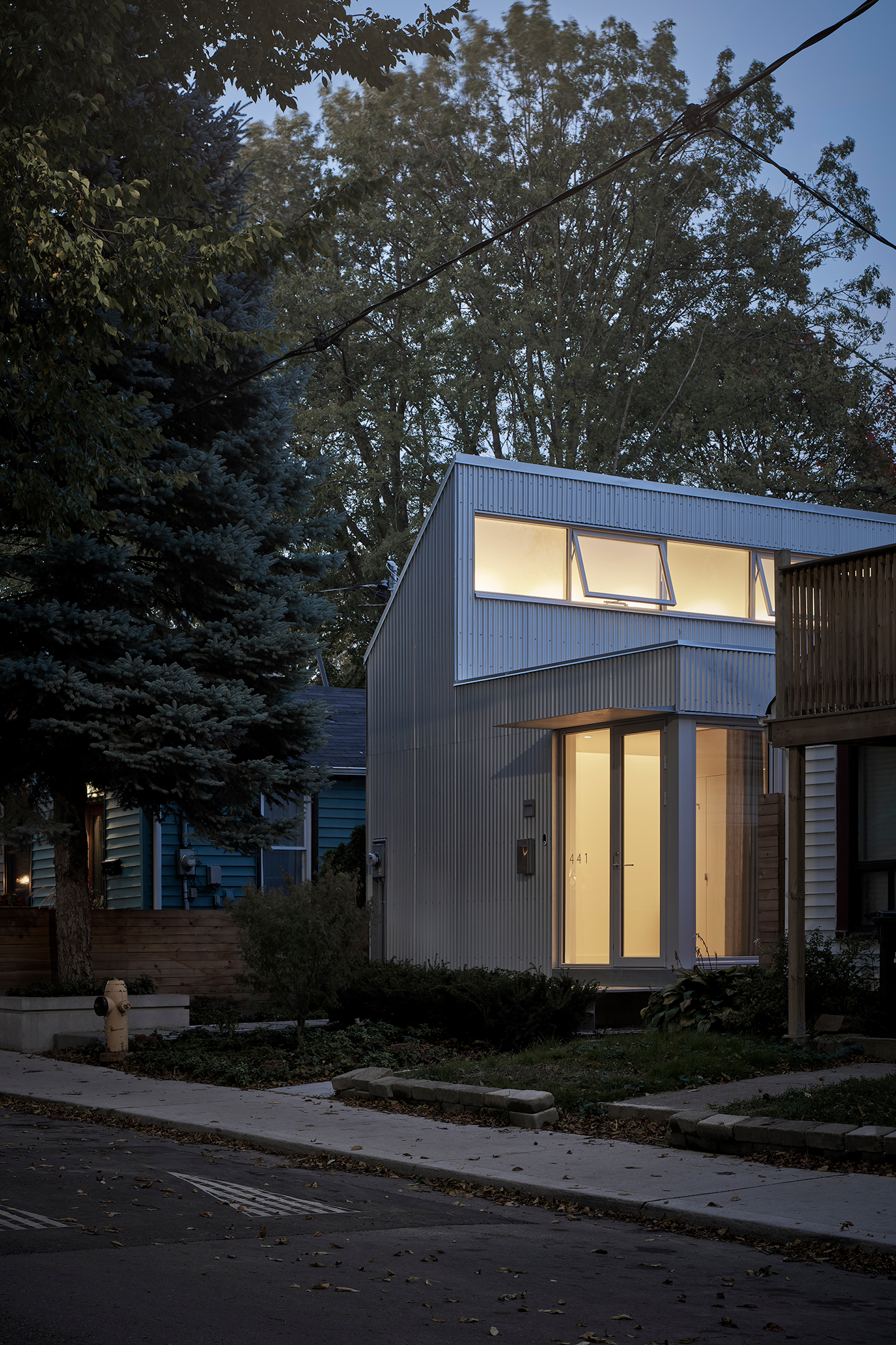 At Building Outdoor exterior view of unique geometric building | RAIC|IRAC: Royal ...