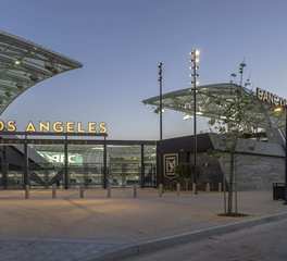 Los Angeles Football Club, brand, The Banc of California Stadium located in Exposition Park is the first open-air stadium