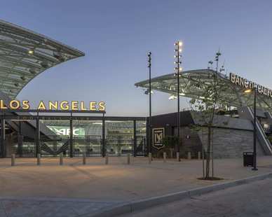 Outdoor Stadium Lighting, The Pyros Projector was used in multiple areas throughout the Coliseum. The Pyros Projector mounted