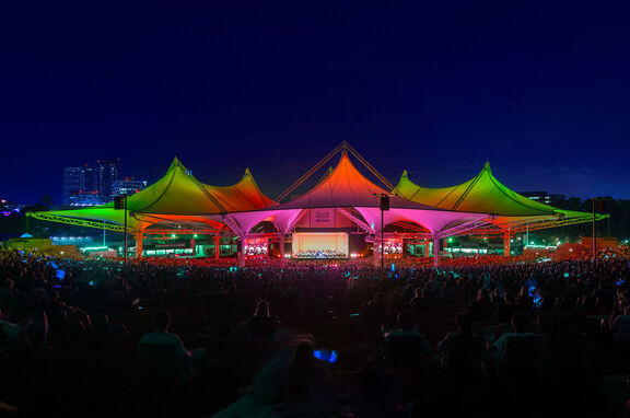 Cynthia Woods Mitchell Pavilion, professional