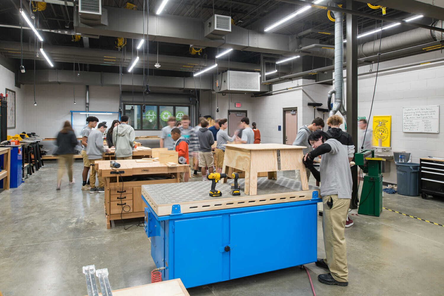 Pfluger Architects Southside High School Lafayette Louisiana Interior