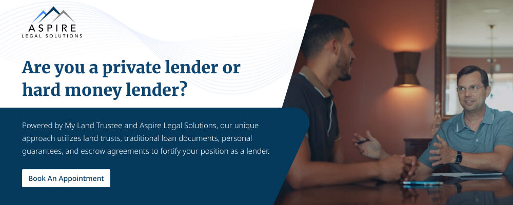Private Lender Services - Aspire Legal Solutions, asset protection attorney in Florida featuring services from Aspire Legal