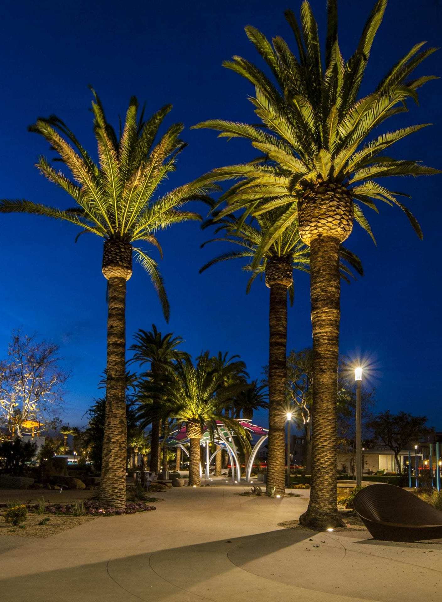 Public Space Lighting, Up to the Highest Height. The Professional single LED COB is a fully adjustable landscape in-ground