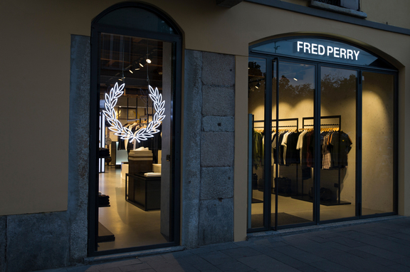 Rizlly designs Fred Perry’s latest boutique store in Milan, melding the brand’s British heritage into the historical