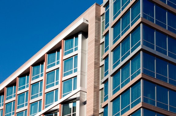Hilton Garden Inn, brand, Shildan Group used Teraccotta Rainscreen on this Hilton Garden Inn Hotel. The increased strength of