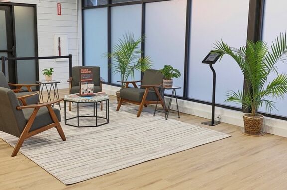 South Shore Buds, Marshfield, Massachusetts, brand, Cerussa Luxury Vinyl, a warm neutral 7 wide luxury vinyl plank simulating