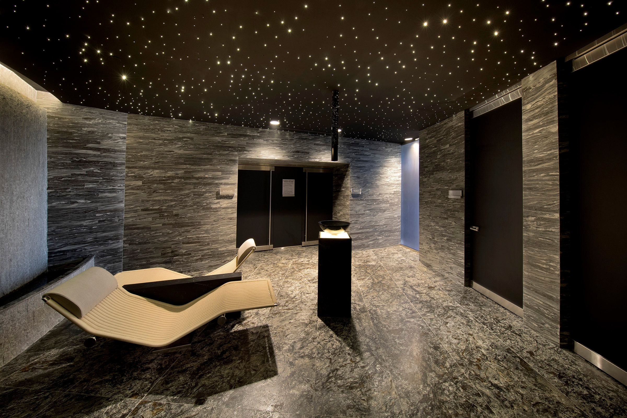 Spa at Porsche Design Tower | Michael Wolk Design // Interior Design Firm