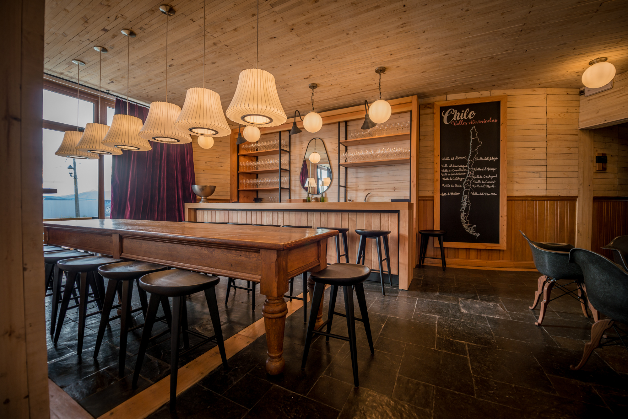 StudioFV Wine Bar + Market Patagonia Wine Bar Design Studiofv