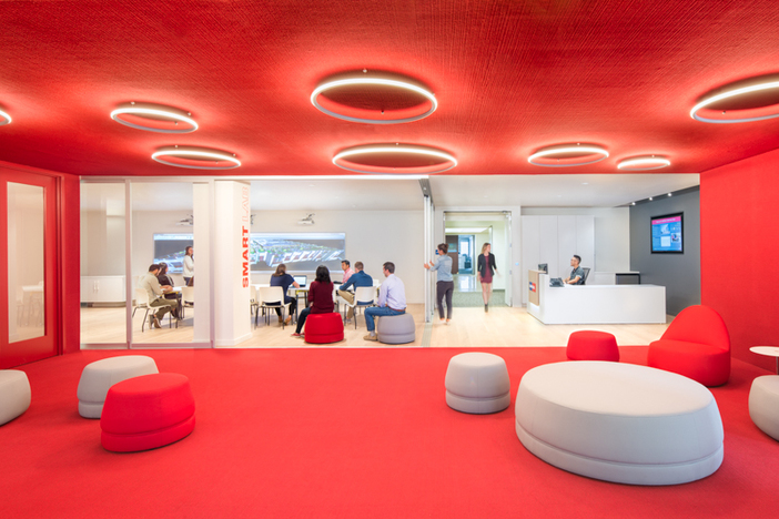 Suffolk Construction Offices Smartlab Ocl Architectural Lighting