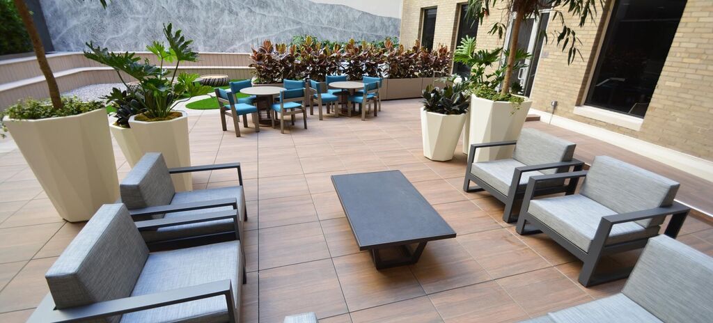 Swig-Office-Amenity-Deck 7221, Swig Office Building | Los Angeles, CA featuring products from Tile Tech Pavers |