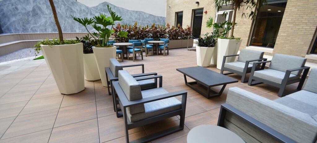 Swig-Office-Amenity-Deck 7247, Swig Office Building | Los Angeles, CA featuring products from Tile Tech Pavers |