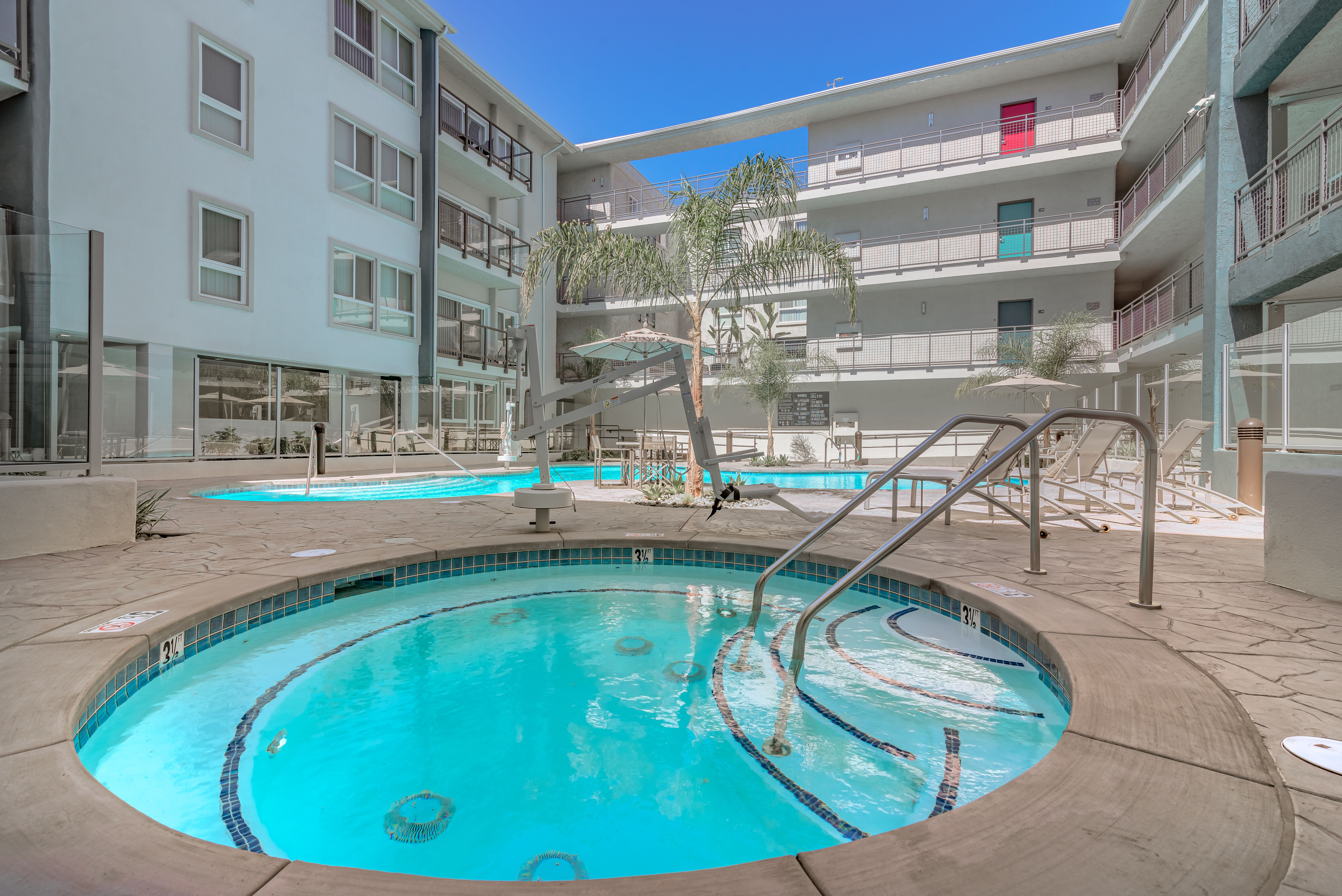 The Blake Apartments Pool & Spa, Los Angeles, CA | Aquatic Design Group