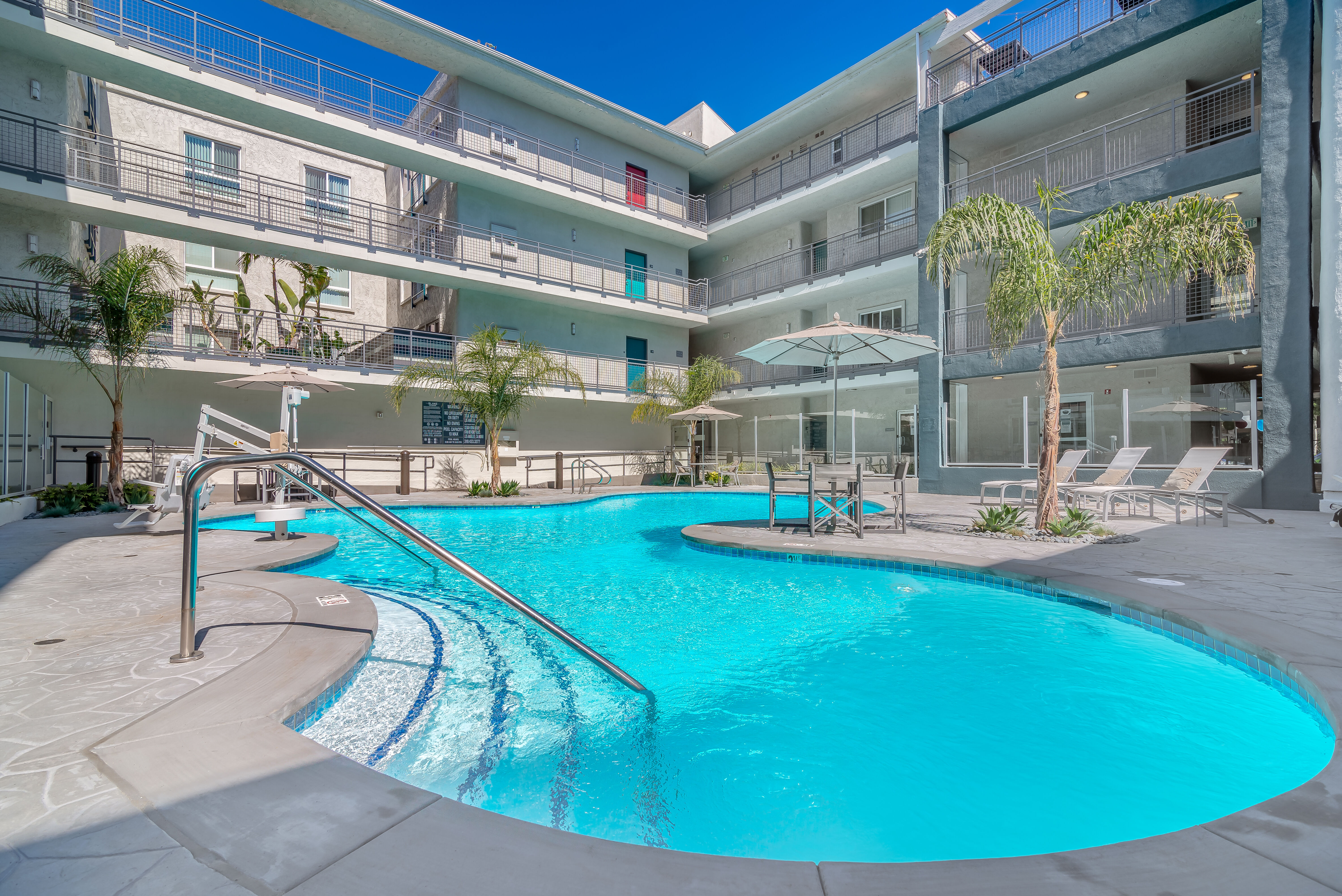 The Blake Apartments Pool & Spa, Los Angeles, CA | Aquatic Design Group