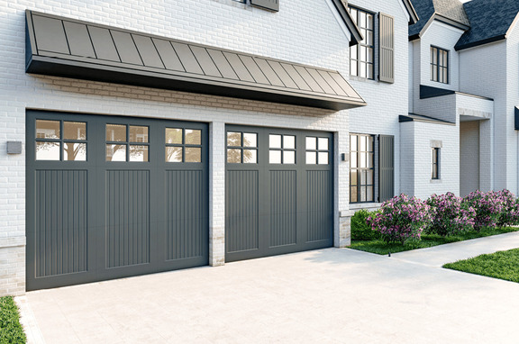 Custom Garage Doors, brand, Timberlane’s custom garage doors are handcrafted to complement your home’s exterior and