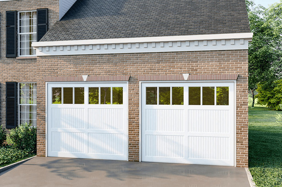 Custom Garage Doors, brand, Timberlane’s custom garage doors are handcrafted to complement your home’s exterior and