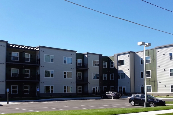TownHomes, professional, Examples of landscaping around townhomes designed by Performance Landscaping.