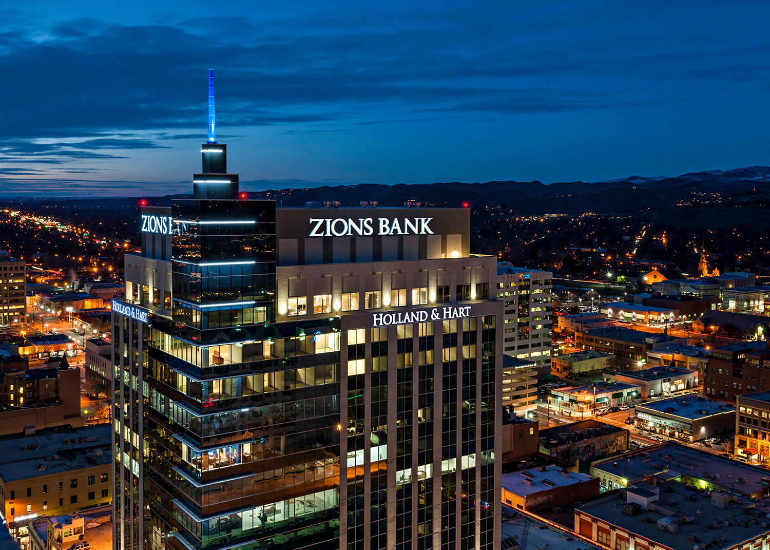 Tube Lite Dependable Eighth Main Zions Bank Exterior Top View Tubelite