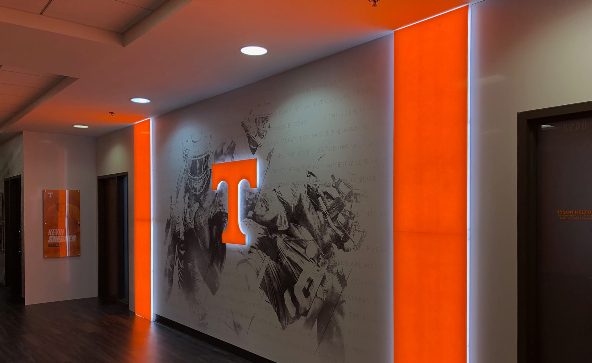 University of Tennessee Locker Room Uniform Linear