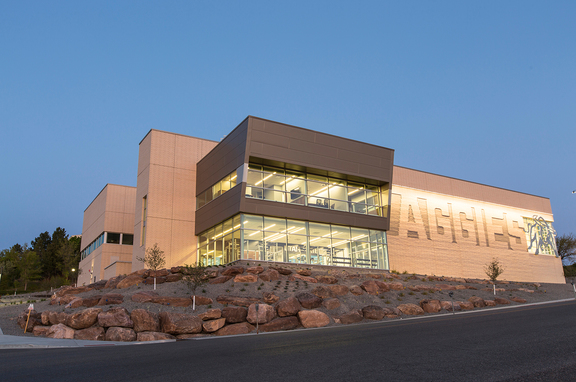 Utah State University- Wayne Estes Sports, brand, Utah State University Wayne Estes Sports facility was built in 2013.