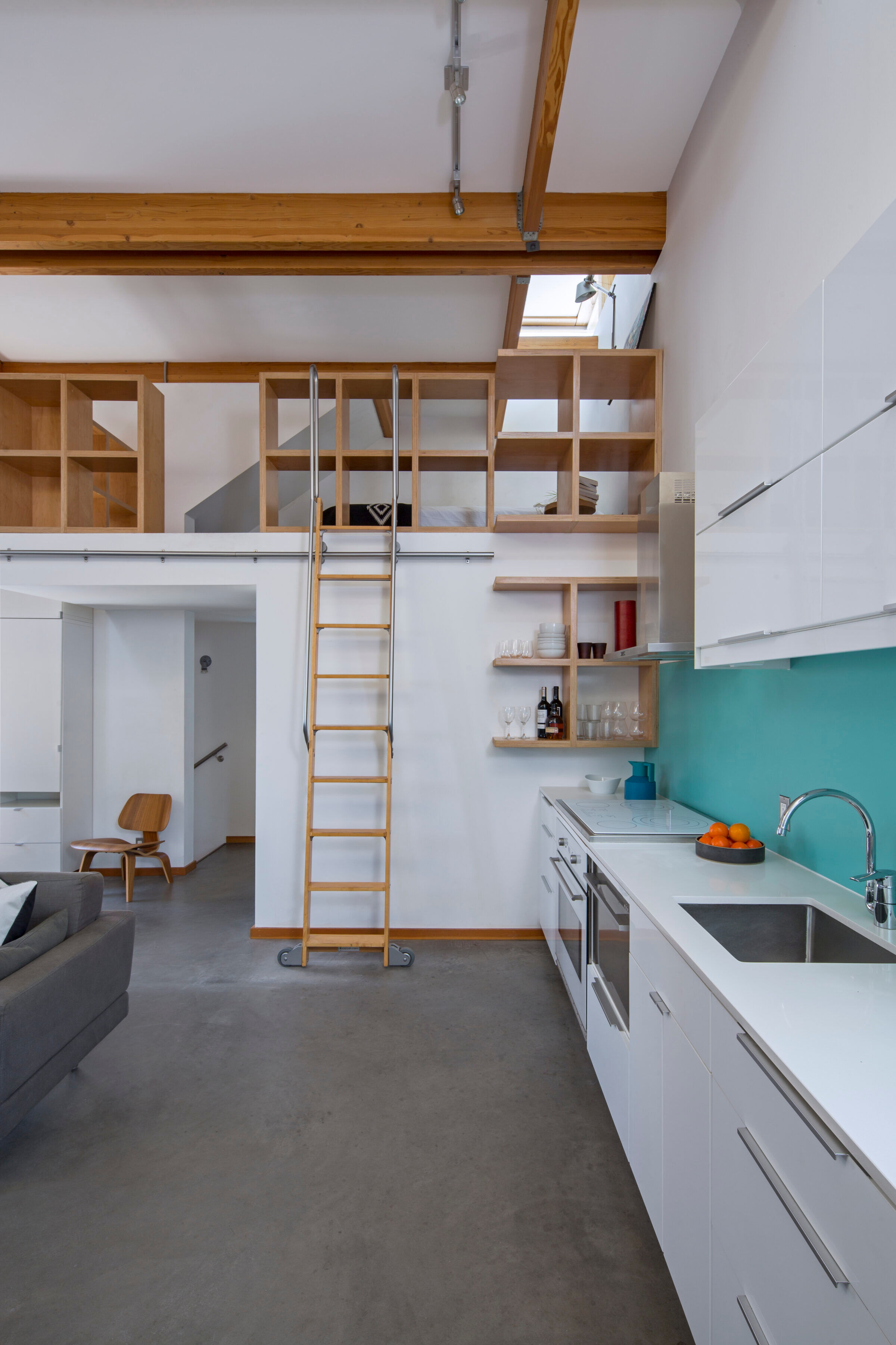 Vertebrae Architecture Clerestory Loft Interior Kitchen Design ...