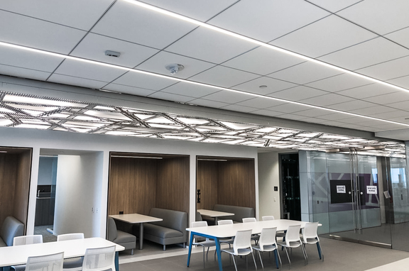 McDermott, professional, Custom, parametric, edge-to-edge perforations with layers for maximum visual depth.