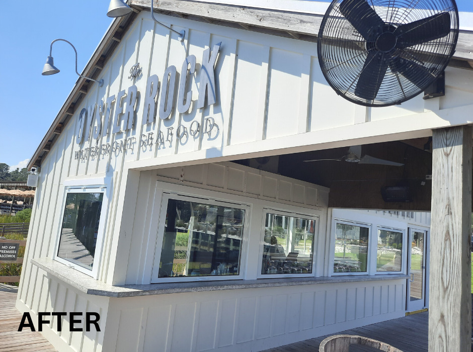 The Oyster Rock Waterfront Seafood ActivWall