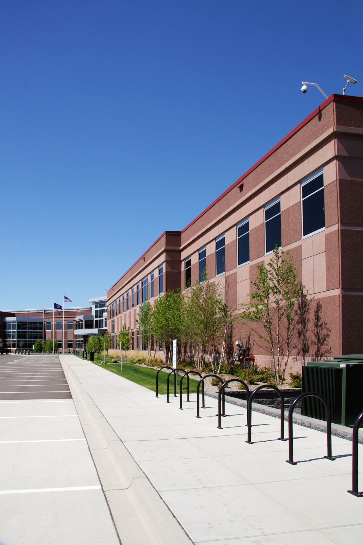 Wells Concrete Office Building Infinite Campus Blaine Minnesota Bike